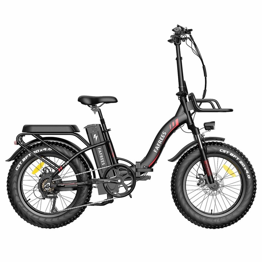 E-Bikes, Scooters & Wheels * | Fafrees F20 Max Electric Bike 20*4.0 Inch Fat Tire 500W Brushless Motor 25Km/H Max Speed Folding Frame E-Bike With Removable 48V 18Ah Lithium Battery 140Km Max Range 150Kg Load Dual Disc Brakes Shimano 7 Speed Gear Black