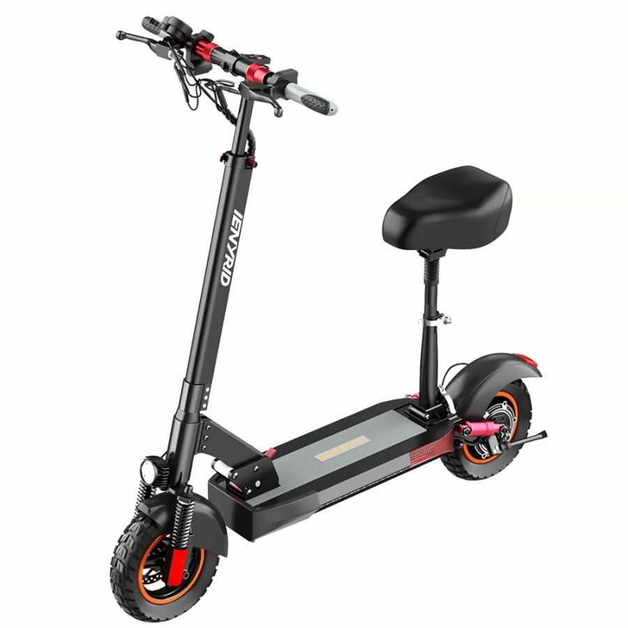 E-Bikes, Scooters & Wheels * | Ienyrid M4 Pro S Electric Scooter 10 Inch Off-Road Tires 48V 500W Motor 40-45Km/H Max Speed 16Ah Lithium Battery 40-60Km Range 150Kg Max Load Mechanical Disc Brakes With Seat