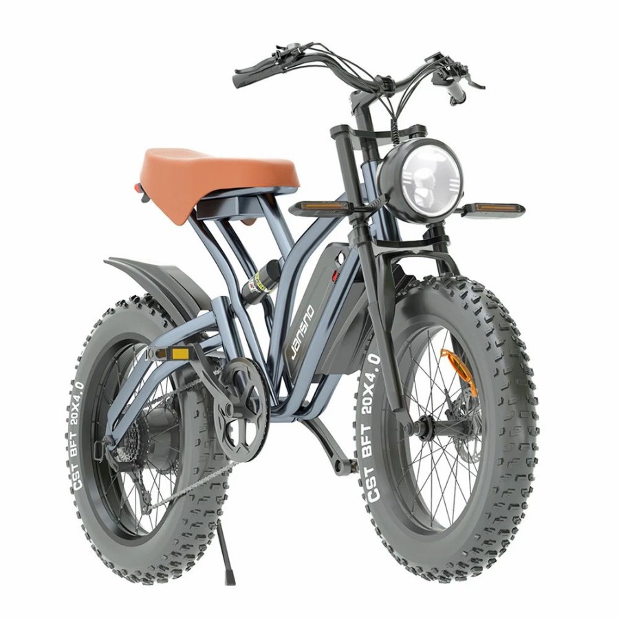 E-Bikes, Scooters & Wheels * | Jansno X50 Electric Bike 20*4.0 Inch Fat Tire 750W Brushless Motor 40Km/H Max Speed 48V 12.8Ah Removable Battery 50Km Range