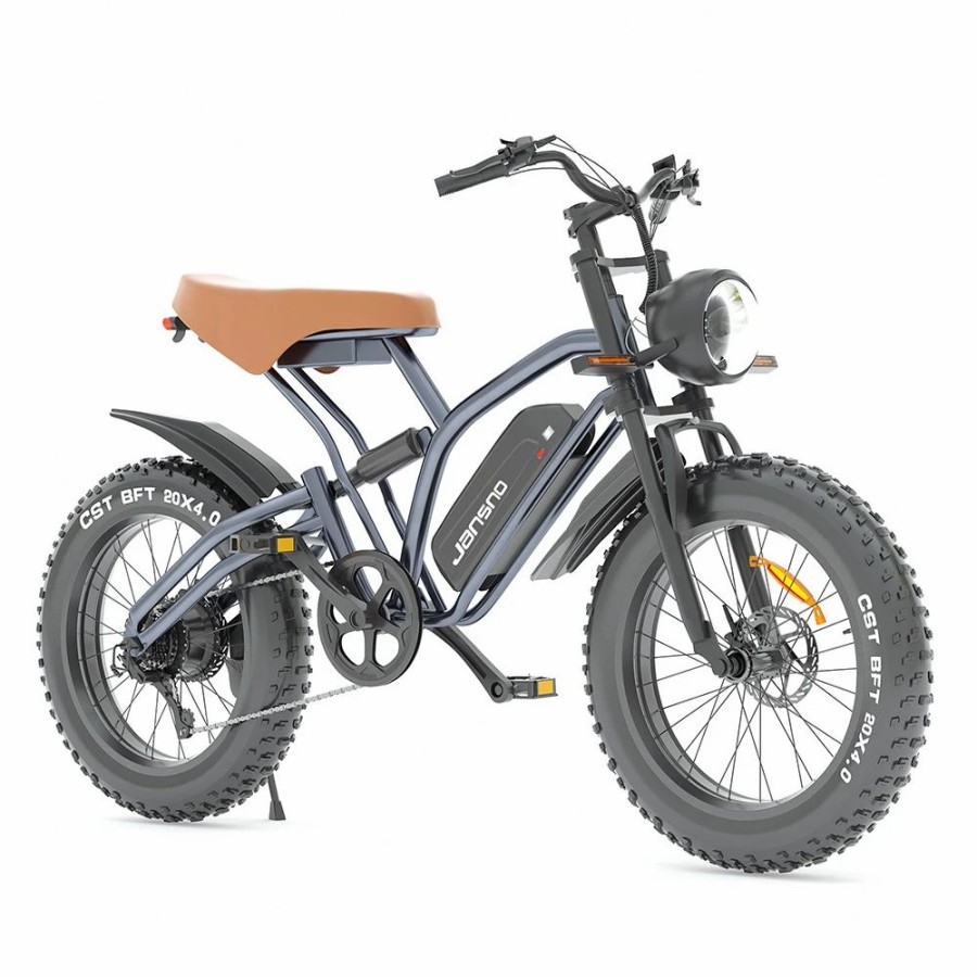 E-Bikes, Scooters & Wheels * | Jansno X50 Electric Bike 20*4.0 Inch Fat Tire 750W Brushless Motor 40Km/H Max Speed 48V 12.8Ah Removable Battery 50Km Range