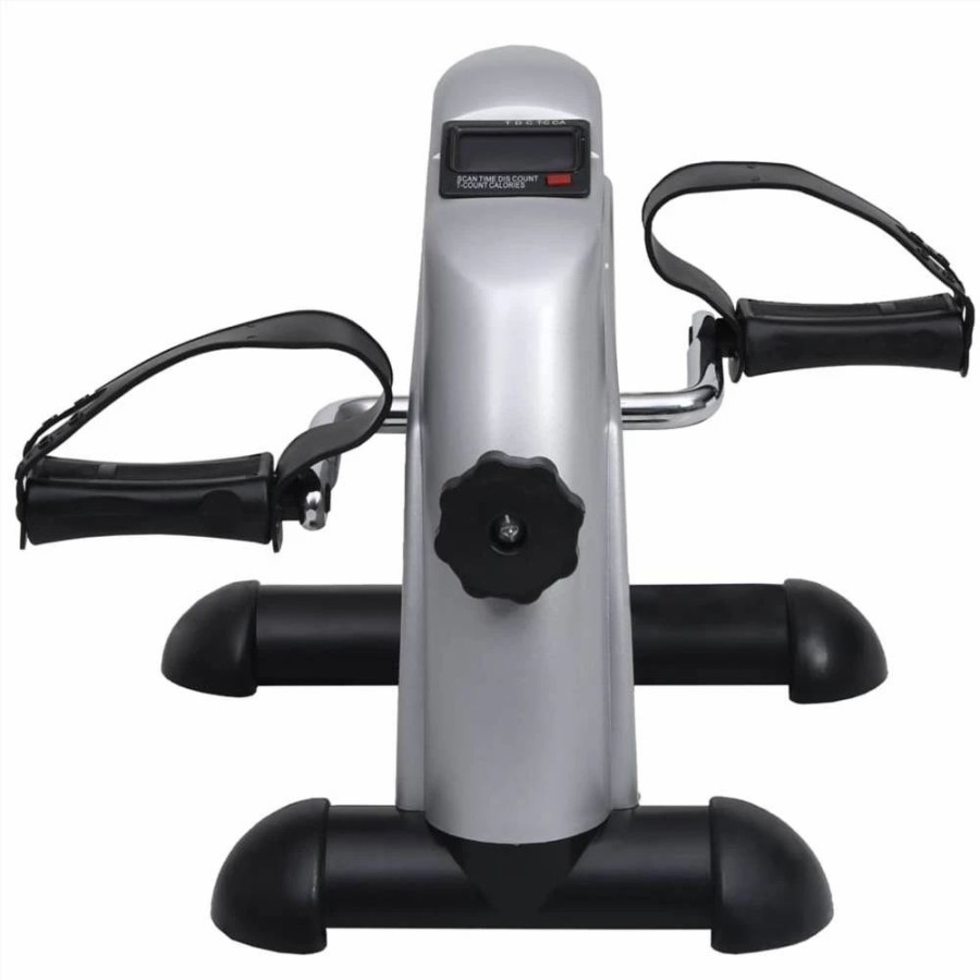 Exercise * | Silver Mini Exercise Bike With Plastic Flywheel