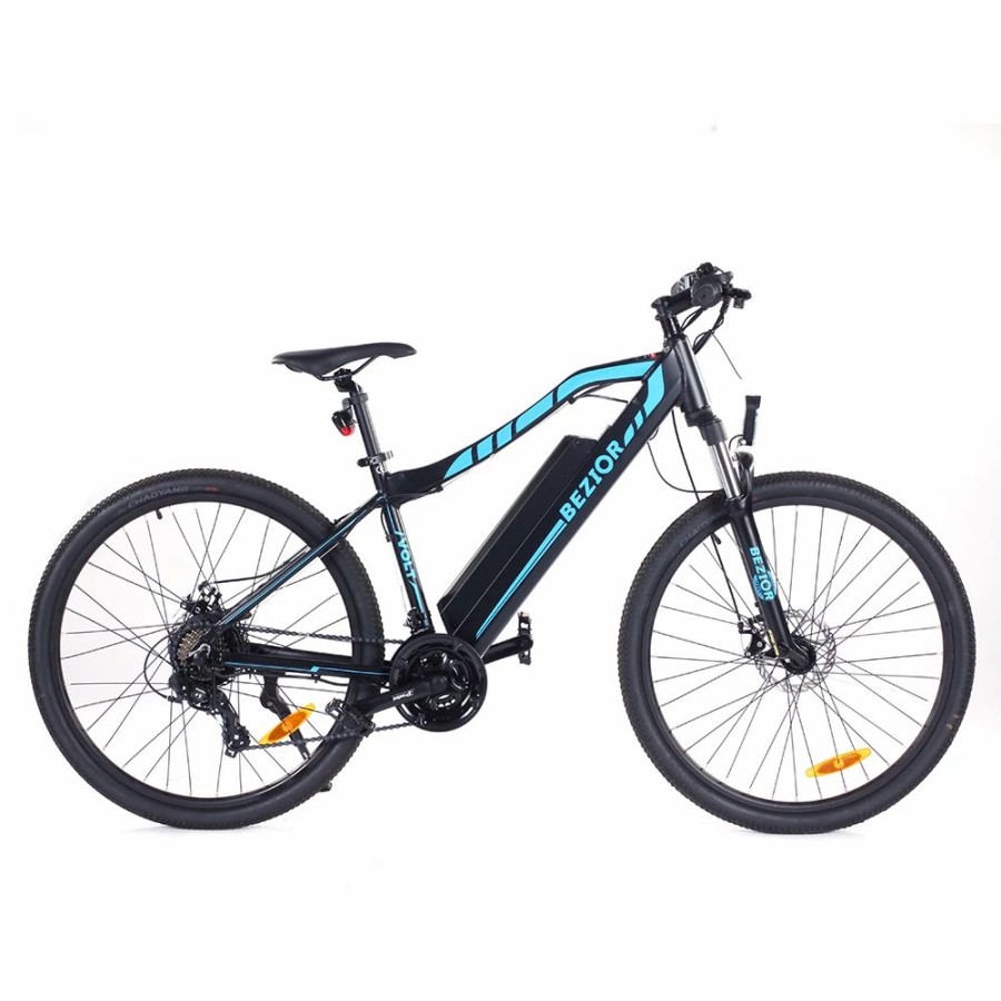 E-Bikes, Scooters & Wheels * | Bezior M1 Electric Bike 48V 12.5Ah Battery 250W Brushless Motor 27.5 Inch Tire Aluminum Alloy Frame Shimano 7-Speed Shift Max Speed 25Km/H 80Km Power-Assisted Mileage Range 5 Inch Smart Lcd Meter Ip54 Waterproof Black Blue