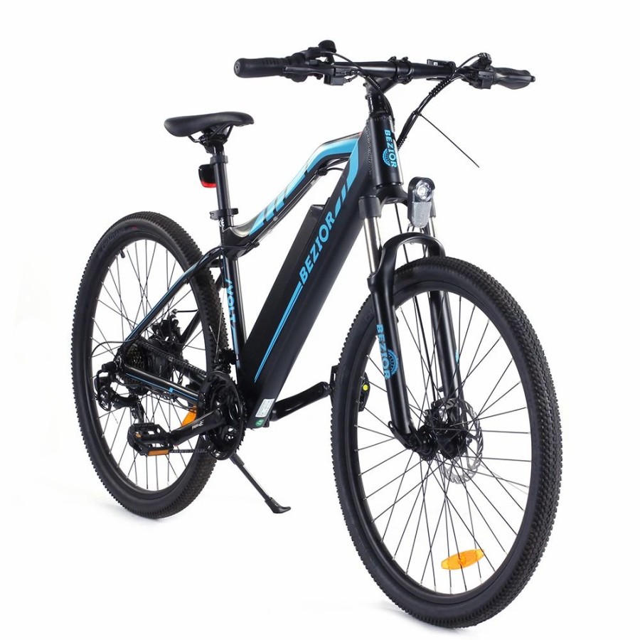 E-Bikes, Scooters & Wheels * | Bezior M1 Electric Bike 48V 12.5Ah Battery 250W Brushless Motor 27.5 Inch Tire Aluminum Alloy Frame Shimano 7-Speed Shift Max Speed 25Km/H 80Km Power-Assisted Mileage Range 5 Inch Smart Lcd Meter Ip54 Waterproof Black Blue