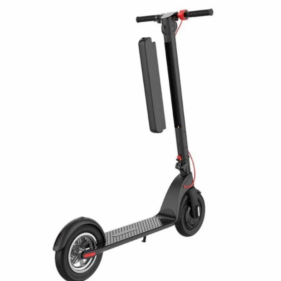 E-Bikes, Scooters & Wheels * | Aovopro Aovo X8 Electric Scooter 10 Inch Tire, 36V 10Ah Battery 350W Motor, 25Km/H Max Speed 30-48Km Range, 3 Speeds, Removable Battery, Black