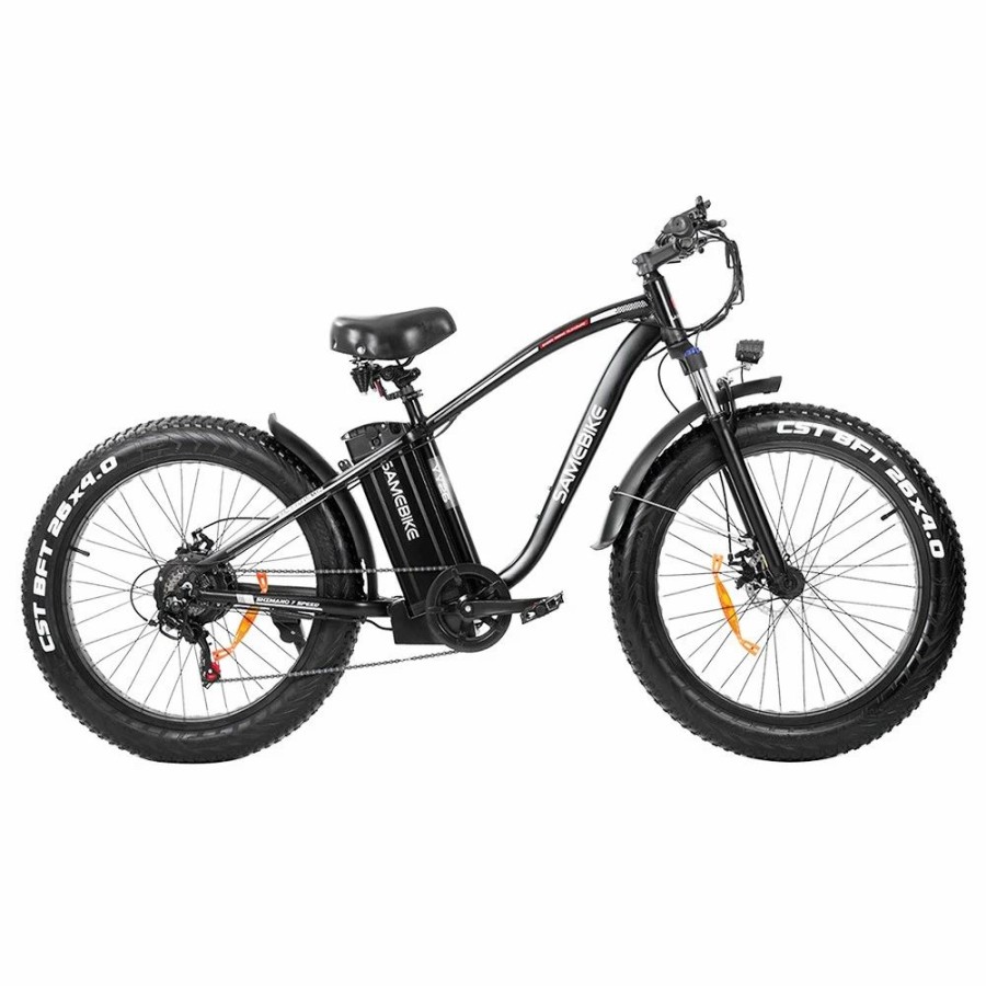 E-Bikes, Scooters & Wheels * | Samebike Yy26 Electric Mountain Bike 26*4.0 Inch Fat Tire 750W Brushless Geared Motor 35Km/H Max Speed 48V 15Ah Battery Shimano 7-Speed 150Kg Payload 120Km Range Double Disc Brake