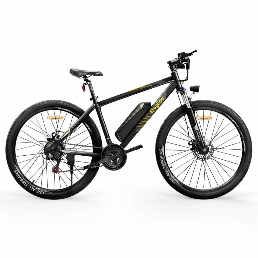 E-Bikes, Scooters & Wheels * | Eleglide M1 Plus Electric Mountain Bike Upgraded Version 27.5 Inch 250W Brushless Motor Shimano 21 Speeds Shifter 36V 12.5Ah Battery 25Km/H Speed Ipx4 Waterproof Electric-Assist Up To 100Km Max Range Aluminum Alloy Frame Dual Disk Brake Black