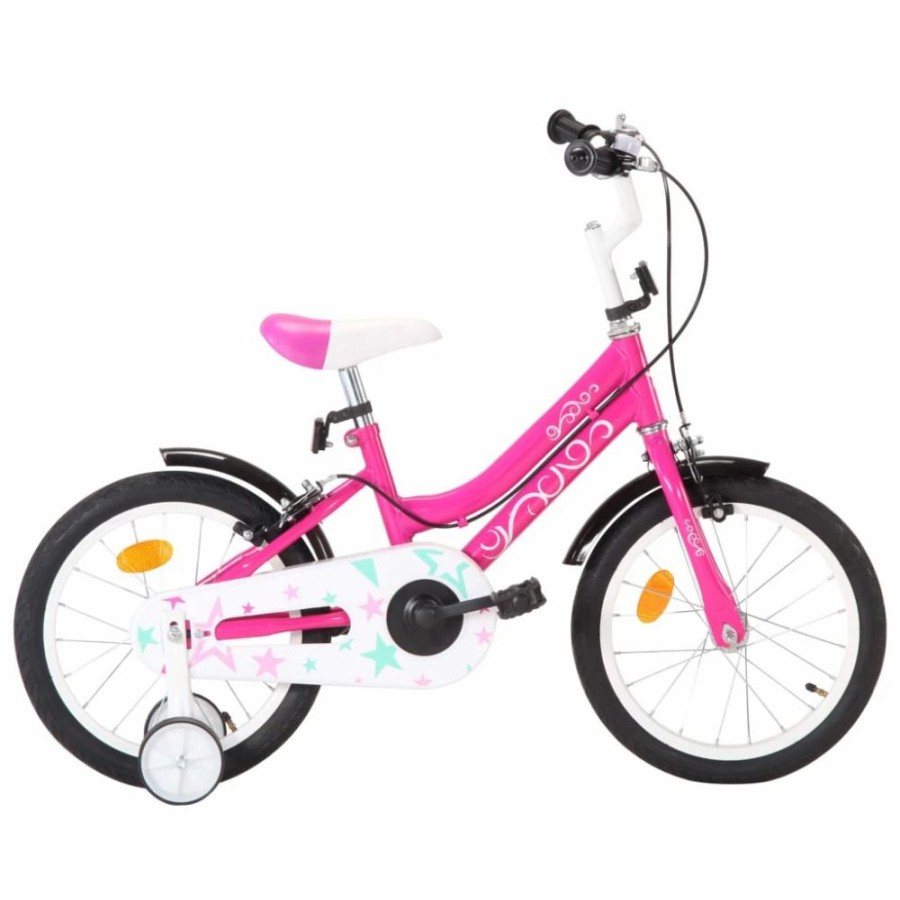 E-Bikes, Scooters & Wheels * | Kids Bike 16 Inch Black And Pink