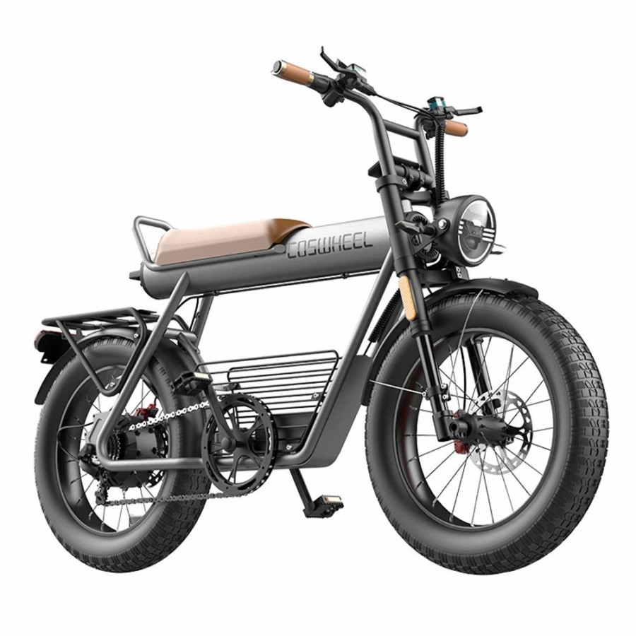 E-Bikes, Scooters & Wheels * | Coswheel Ct20 Electric Mountain Bike 20*5.0 Inch All-Terrain Fat Tire, 750W Brushless Motor 45Km/H Max Speed 48V 25Ah Battery 150Kg Load