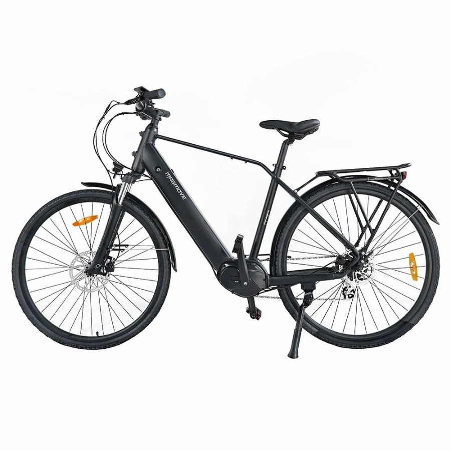 E-Bikes, Scooters & Wheels * | Magmove Ceh55M 28 Inch City Electric Bike Bafang Mid-Drive 250W Motor 25Km/H Speed 36V 13Ah Lishen Detachable Battery 100Km Max Range 150Kg Load Double Disc Brakes Shimano 8-Speed Gear Front Shock Absorption Step Over