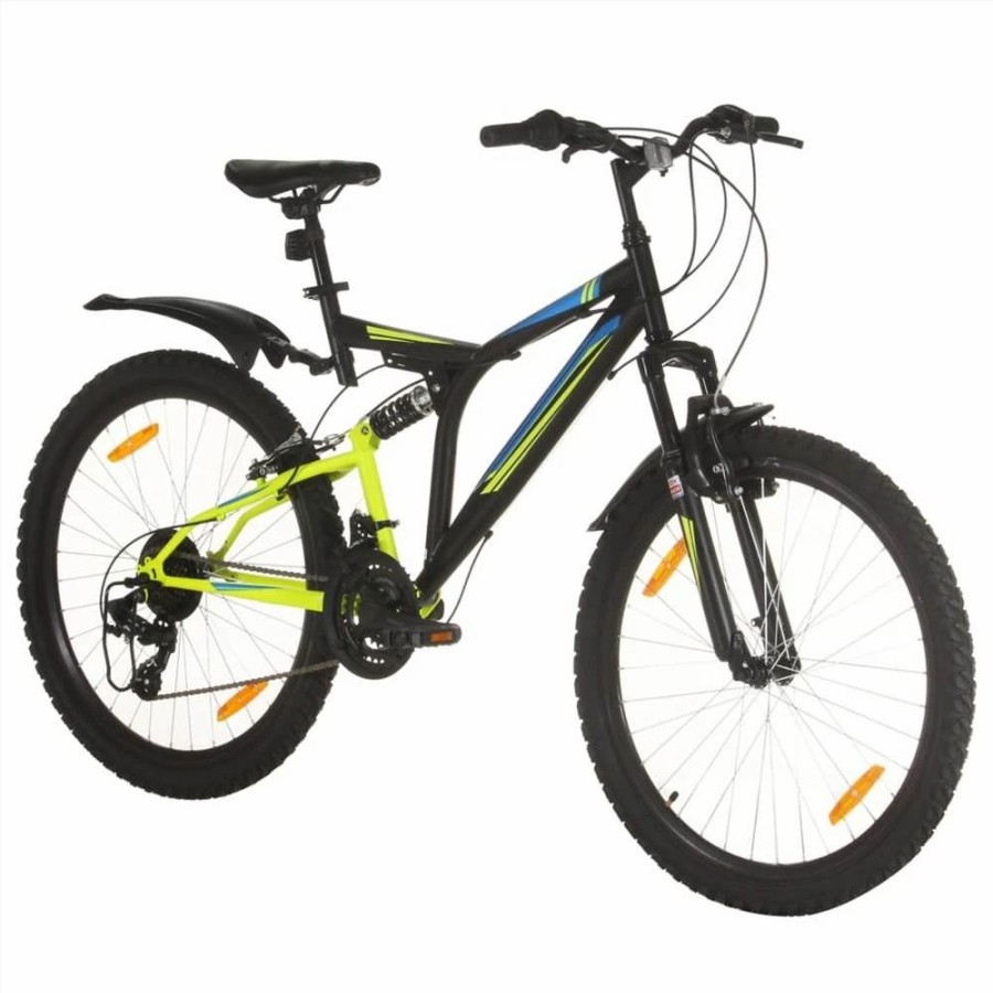 E-Bikes, Scooters & Wheels * | Mountain Bike 21 Speed 26 Inch Wheel 49 Cm Black