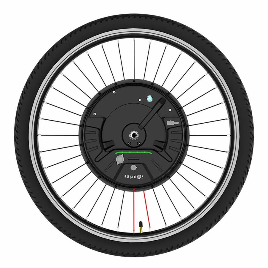 E-Bikes, Scooters & Wheels * | Imortor3 Permanent Magnet Dc Motor Bicycle Wheel 26 Inch With App Control Adjustable Speed Mode Disk Break Eu Plug