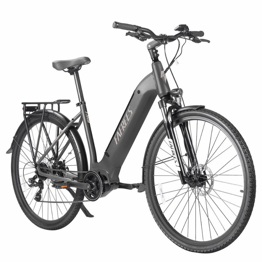 E-Bikes, Scooters & Wheels * | Fafrees Fm9 City Electric Bike Kenda 700C*45C Tire 250W Bafang Mid-Drive Motor 25Km/H Max Speed 36V 15Ah Battery 100Km Range Shimano 7-Speed Tektro Mechanical Disc Brakes Grey