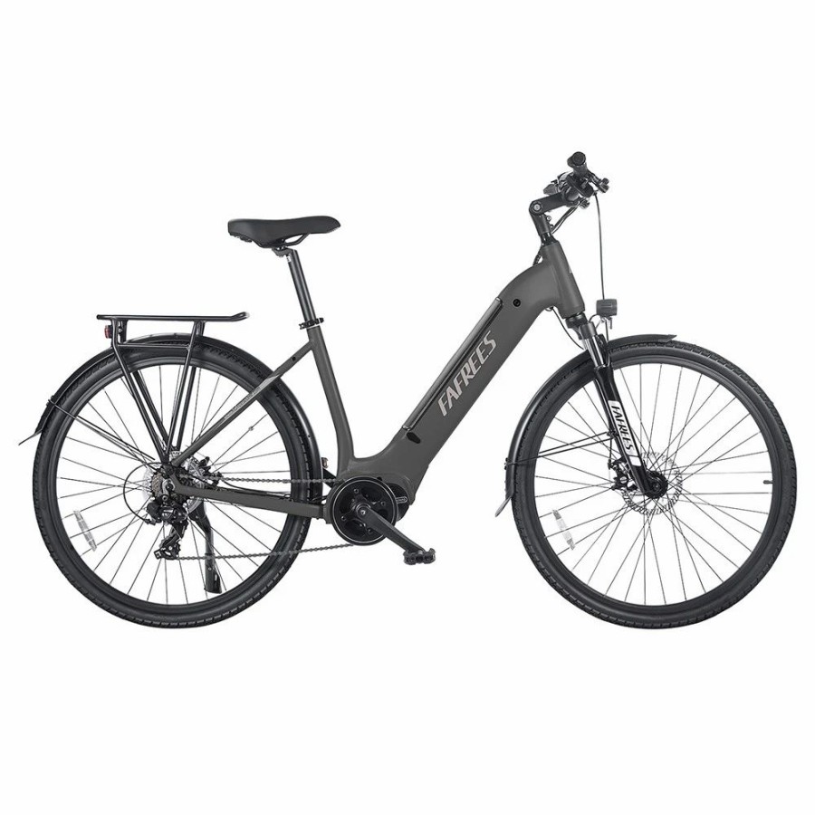 E-Bikes, Scooters & Wheels * | Fafrees Fm9 City Electric Bike Kenda 700C*45C Tire 250W Bafang Mid-Drive Motor 25Km/H Max Speed 36V 15Ah Battery 100Km Range Shimano 7-Speed Tektro Mechanical Disc Brakes Grey