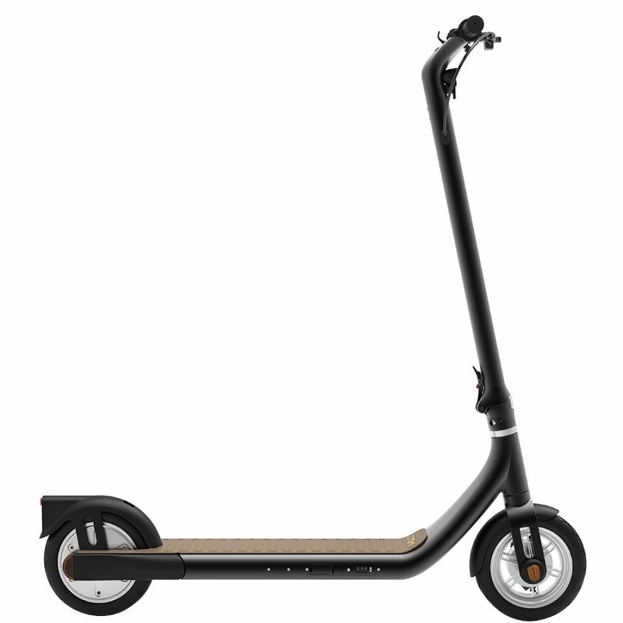 E-Bikes, Scooters & Wheels * | Atomi Alpha Folding Electric Scooter 9 Inch Tires 650W Motor 36V 10Ah Battery For 25 Miles Range 25Km/H Max Speed 120Kg Max Load Support App Control Built-In Combination Lock Black