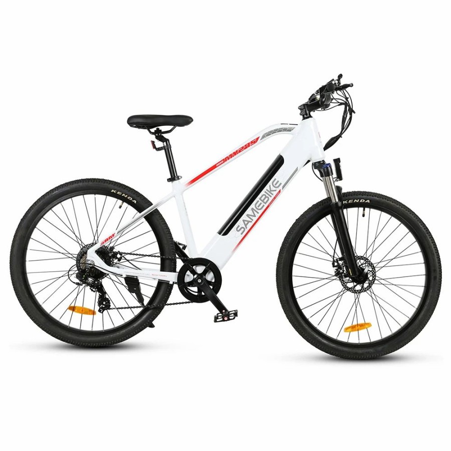 E-Bikes, Scooters & Wheels * | Samebike My275 10.4Ah 500W Motor 48V 27.5Inch Electric Bike 20Mph Top Speed 80Km Mileage Range 150Kg Load White