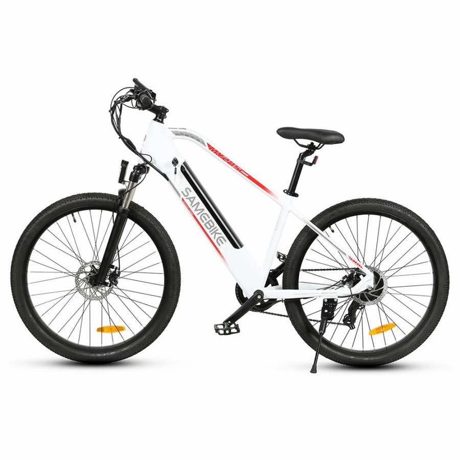 E-Bikes, Scooters & Wheels * | Samebike My275 10.4Ah 500W Motor 48V 27.5Inch Electric Bike 20Mph Top Speed 80Km Mileage Range 150Kg Load White