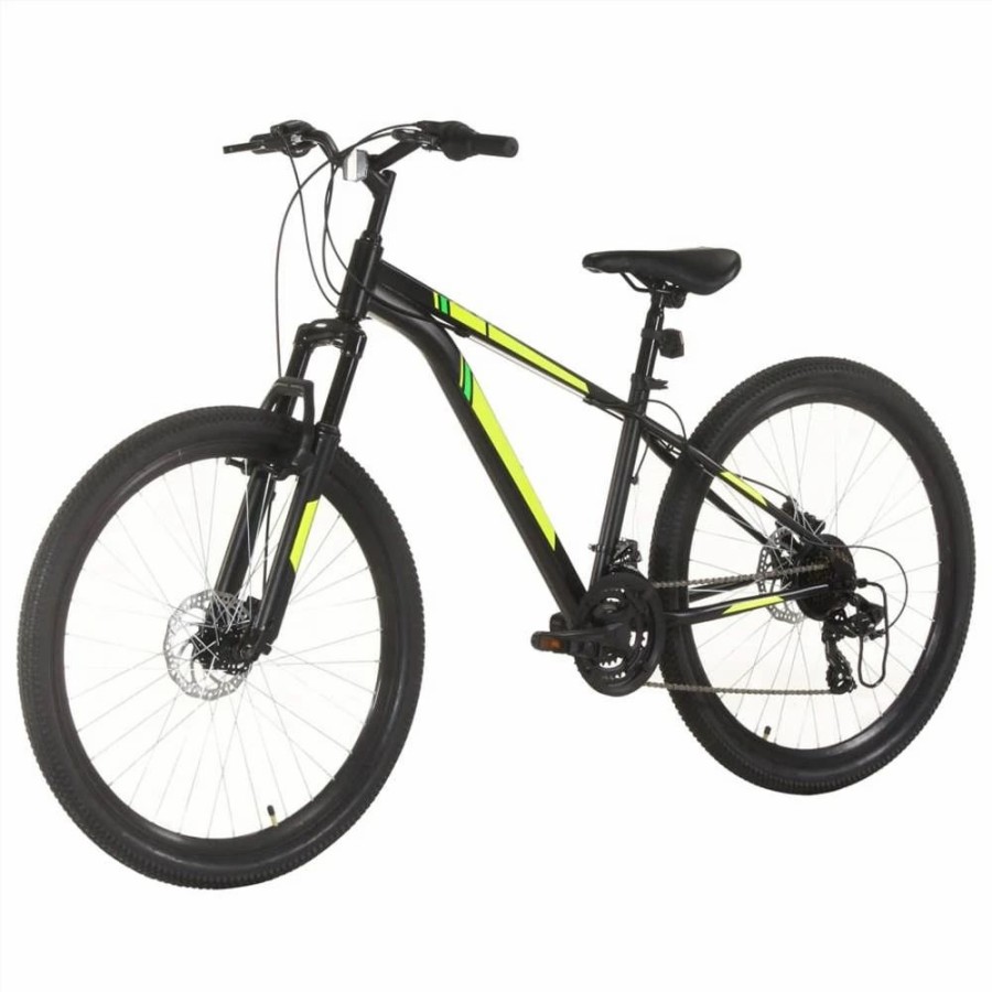 E-Bikes, Scooters & Wheels * | Mountain Bike 21 Speed 27.5 Inch Wheel 38 Cm Black