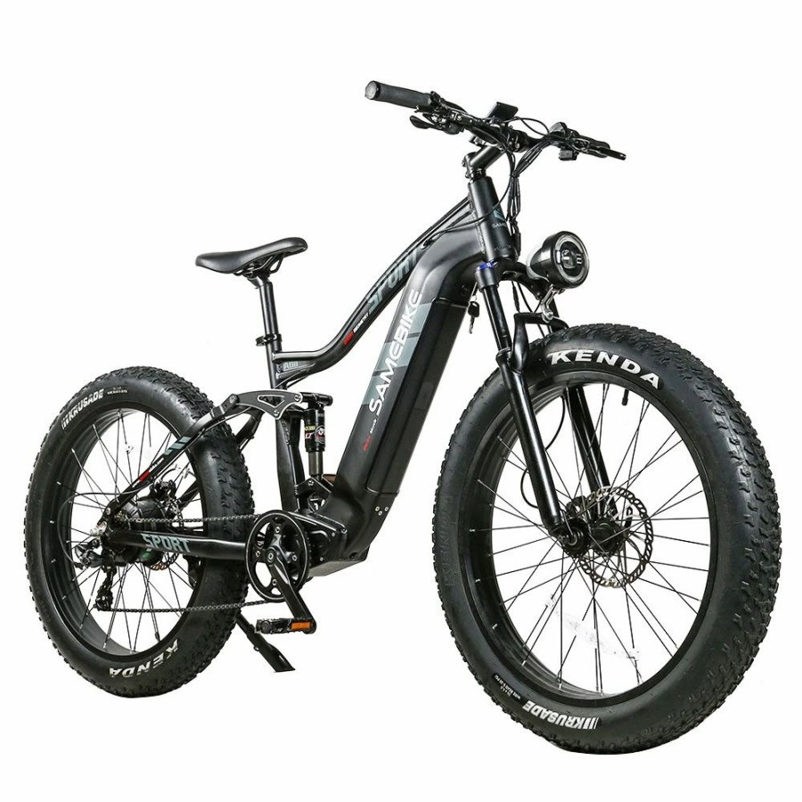 E-Bikes, Scooters & Wheels * | Samebike Rs-A08 Electric Mountain Bike 26*4.0" Fat Tires 17Ah Battery 750W Motor 35Km/H Max Speed Shimano 7 Speed Gear