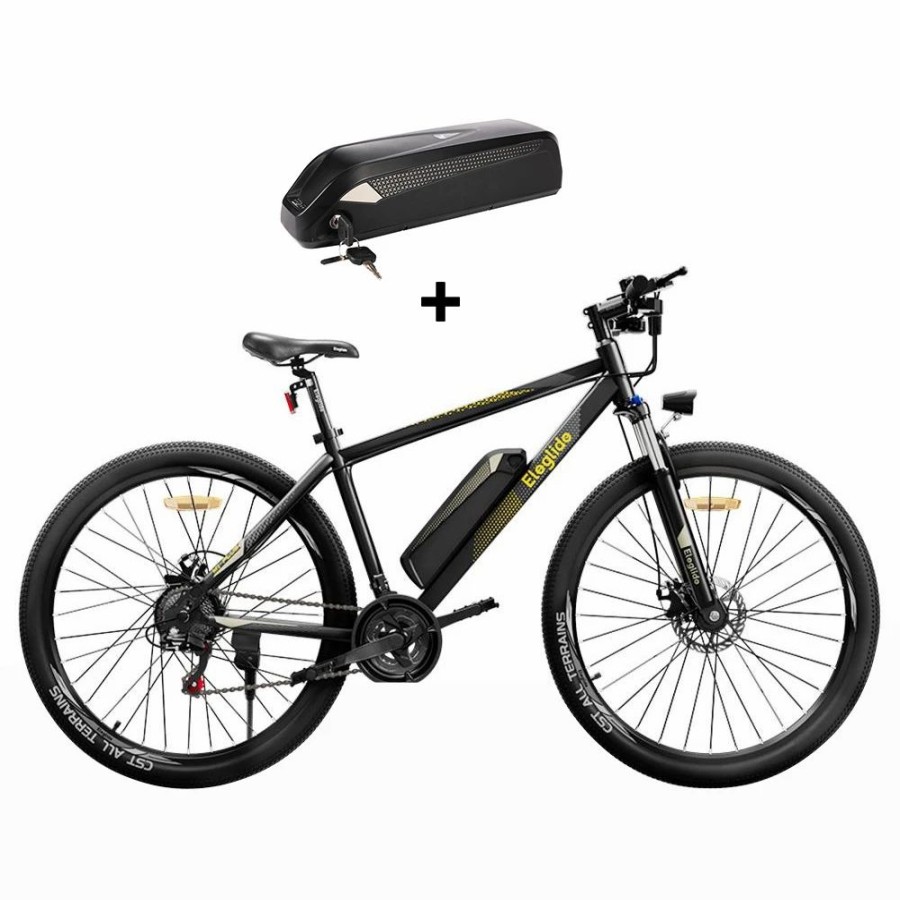 E-Bikes, Scooters & Wheels * | Eleglide M1 Plus Electric Mountain Bike & 36V 12.5Ah Battery Combo Black