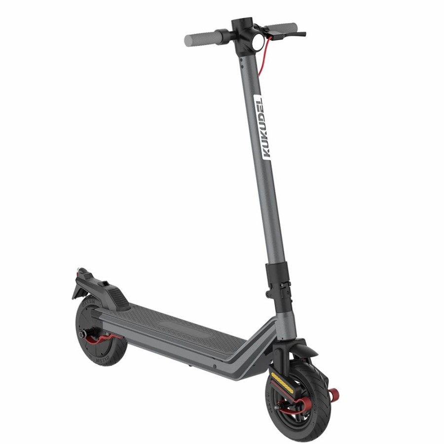 E-Bikes, Scooters & Wheels * | Kukudel 105P Folding Electric Scooter 10 Inch Tire 500W Motor 36V 12.5Ah Battery Max Speed 25Km/H Lcd Display 32-39Km Long Range Aluminium Alloy Body Gray