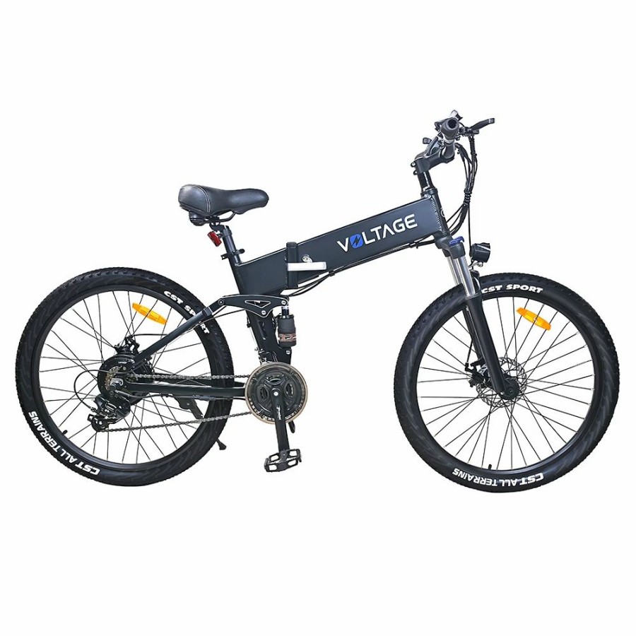 E-Bikes, Scooters & Wheels * | Kaisda K1-V Electric Bike 26 Inch Foldable Mountain Bike 250W Motor 25Km/H Max Speed 36V 10.4Ah Battery 70Km Max Range 120Kg Max Load Black