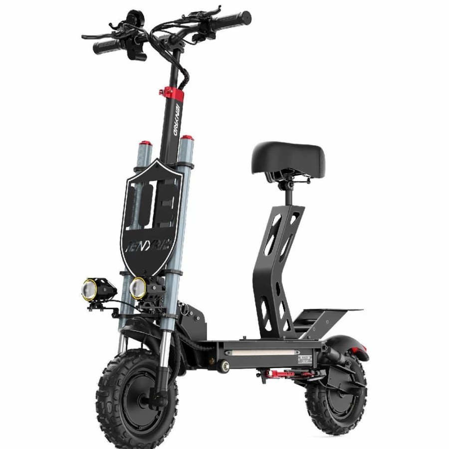 E-Bikes, Scooters & Wheels * | Ienyrid Es20 Electric Scooter 11 Inch Off Road Tires 48V 20Ah 1200W*2 Dual Motors 55Km/H Top Speed 50-60Km Mileage 150Kg Load With Seat