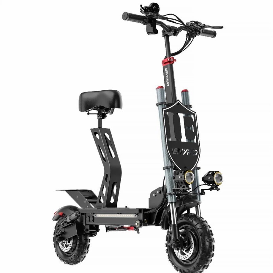 E-Bikes, Scooters & Wheels * | Ienyrid Es20 Electric Scooter 11 Inch Off Road Tires 48V 20Ah 1200W*2 Dual Motors 55Km/H Top Speed 50-60Km Mileage 150Kg Load With Seat