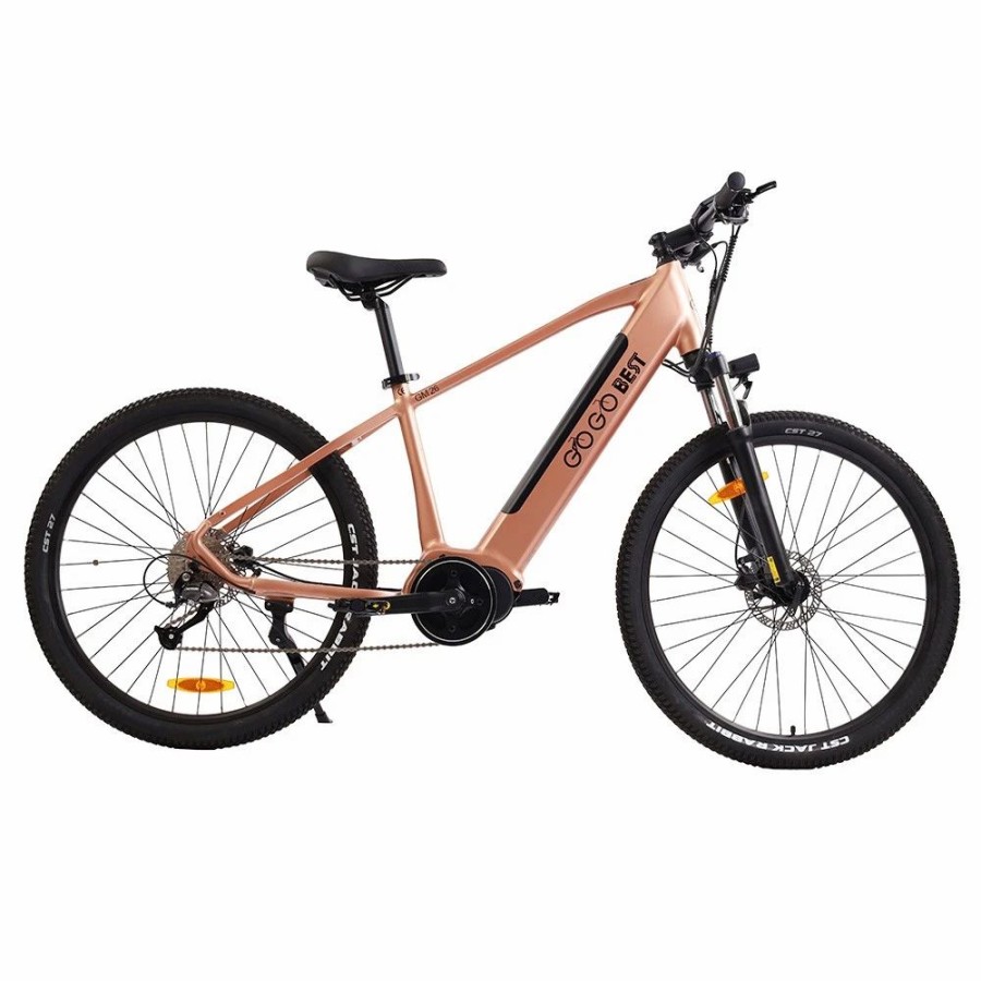 E-Bikes, Scooters & Wheels * | Gogobest Gm26 Electric Bike 36V 250W Motor 25Km/H Max Speed 10Ah Battery 50-60Km Range 27.5*2.25" Cst Tires Gold