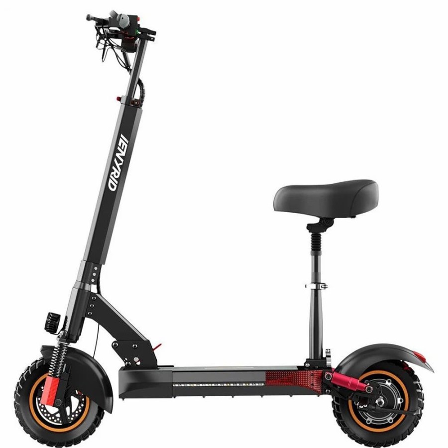 E-Bikes, Scooters & Wheels * | Ienyrid M4 Pro S Electric Scooter 10 Inch Off-Road Tires 48V 600W Motor 40-45Km/H Max Speed 16Ah Lithium Battery 40-60Km Range 150Kg Max Load Mechanical Disc Brakes With Seat