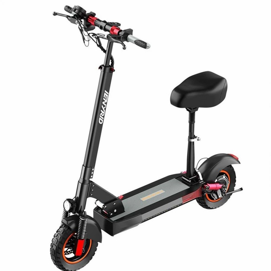 E-Bikes, Scooters & Wheels * | Ienyrid M4 Pro S Electric Scooter 10 Inch Off-Road Tires 48V 600W Motor 40-45Km/H Max Speed 16Ah Lithium Battery 40-60Km Range 150Kg Max Load Mechanical Disc Brakes With Seat