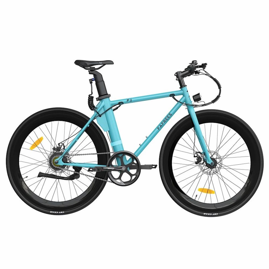 E-Bikes, Scooters & Wheels * | Fafrees F1 Electric Bike 250W Brushless Motor 25Km/H Max Speed 9Ah Battery Shimano 7-Speed Transmission Blue