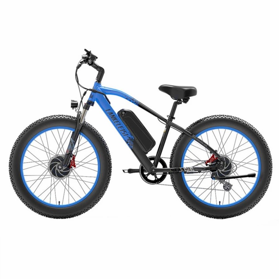 E-Bikes, Scooters & Wheels * | Lankeleisi Mg740 Plus Electric Bike 26*4.0" Tires 1000W*2 Dual Motor 20Ah Battery 49Km/H Max Speed Black & Blue