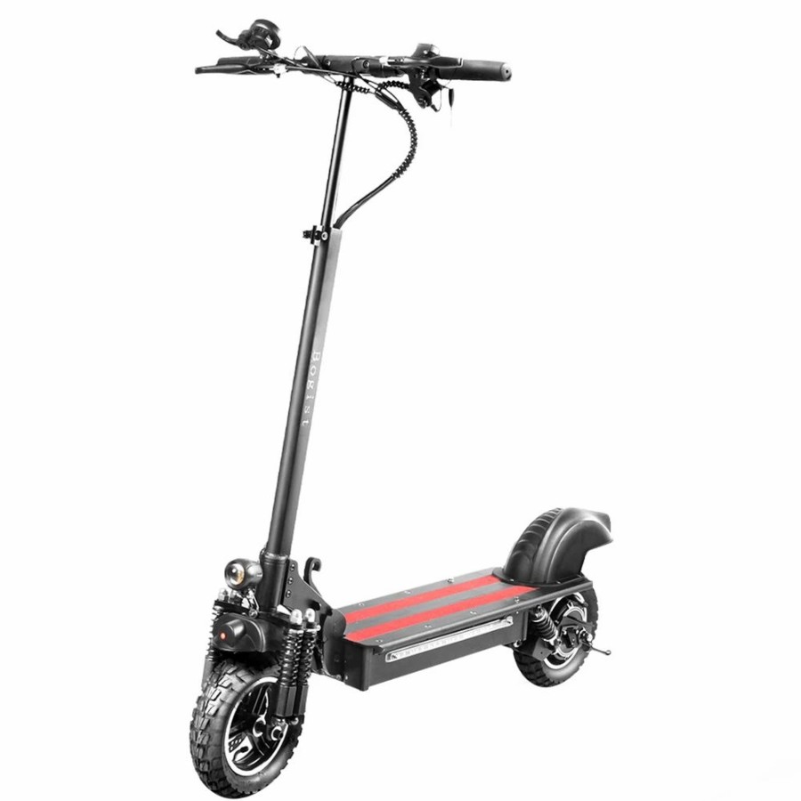 E-Bikes, Scooters & Wheels * | Bogist E5/Thunder Max2 Electric Scooter 10 Inch 600W Powerful Motor 25Km/H Max Speed 48V 12Ah Battery With Great Light & Convenient Bag With Seat Saddle 150Kg Max Load