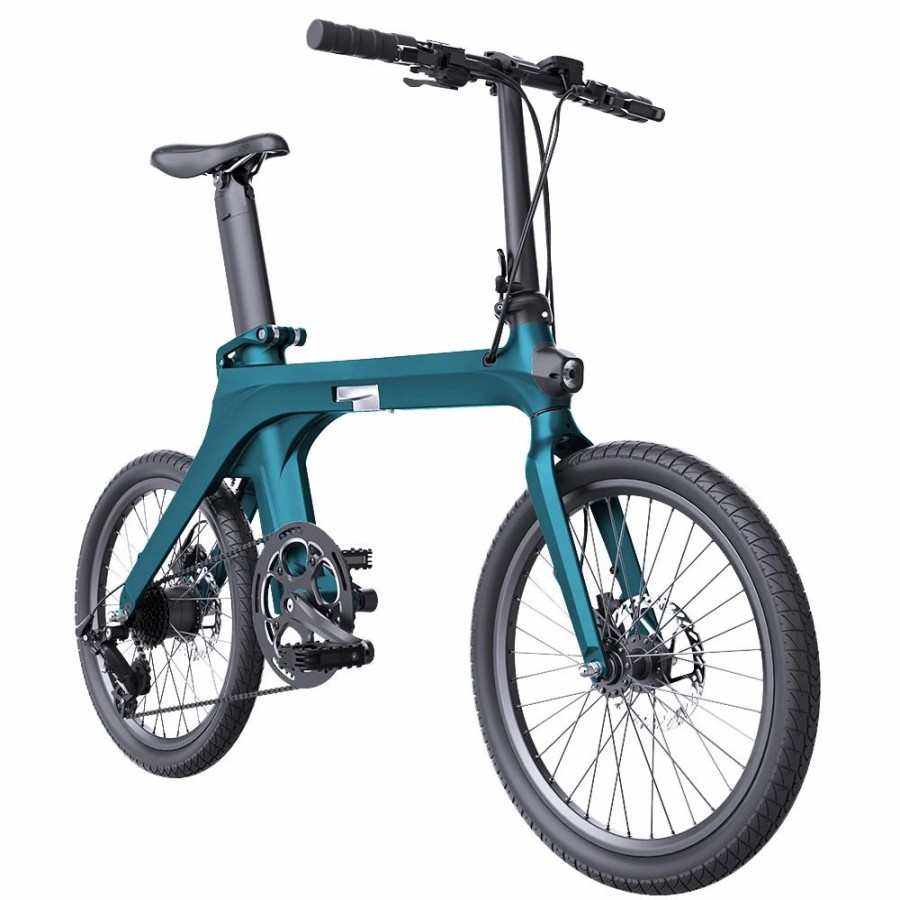 E-Bikes, Scooters & Wheels * | Fiido X D31 Folding Electric Moped Bicycle 20 Inches Tire 350W Power 25Km/H Max Speed 36V 11.6Ah Lithium Battery 130Km Range Dual Disc Brakes With Lcd Display For Adults Teenagers Blue