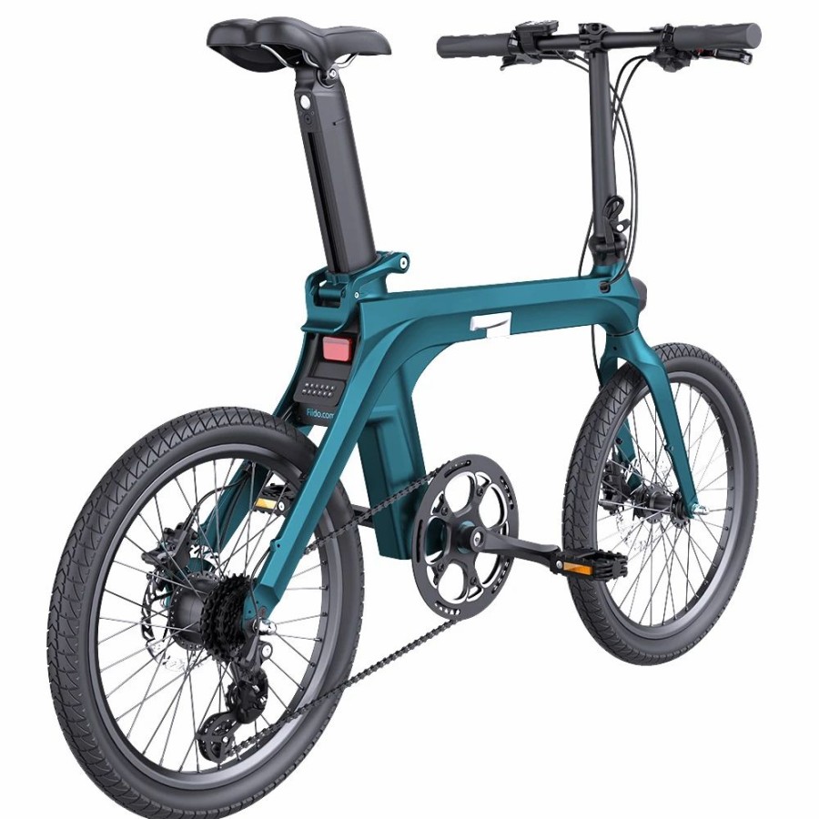 E-Bikes, Scooters & Wheels * | Fiido X D31 Folding Electric Moped Bicycle 20 Inches Tire 350W Power 25Km/H Max Speed 36V 11.6Ah Lithium Battery 130Km Range Dual Disc Brakes With Lcd Display For Adults Teenagers Blue