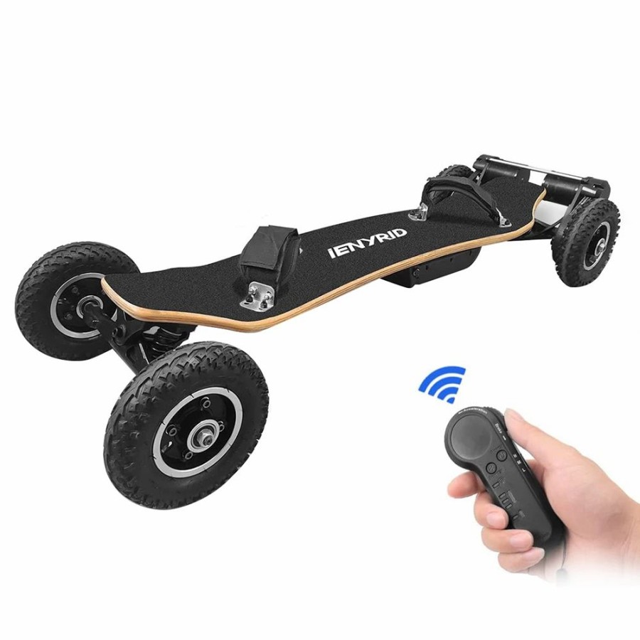 E-Bikes, Scooters & Wheels * | Ienyrid Yf001 Electric Skateboard For Adults 8 Inch Off Road Tire 1650W*2 Dual Motors 40Km/H Top Speed 36V 10Ah Battery For 20Km Mileage 150Kg Load Wireless Remotre Control