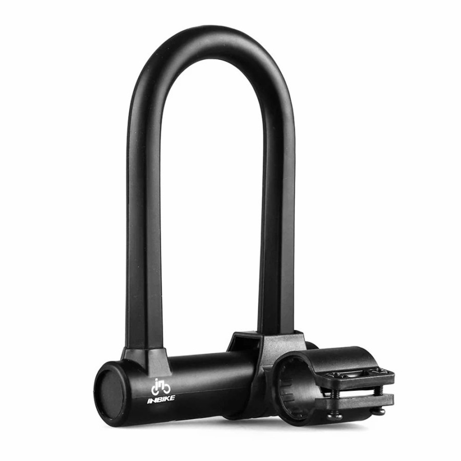 Cycling * | Inbike Ul319A Bike U Lock Anti Theft Bike Lock Heavy Duty Anti-Shear Lock And Mounting Bracket With Keys