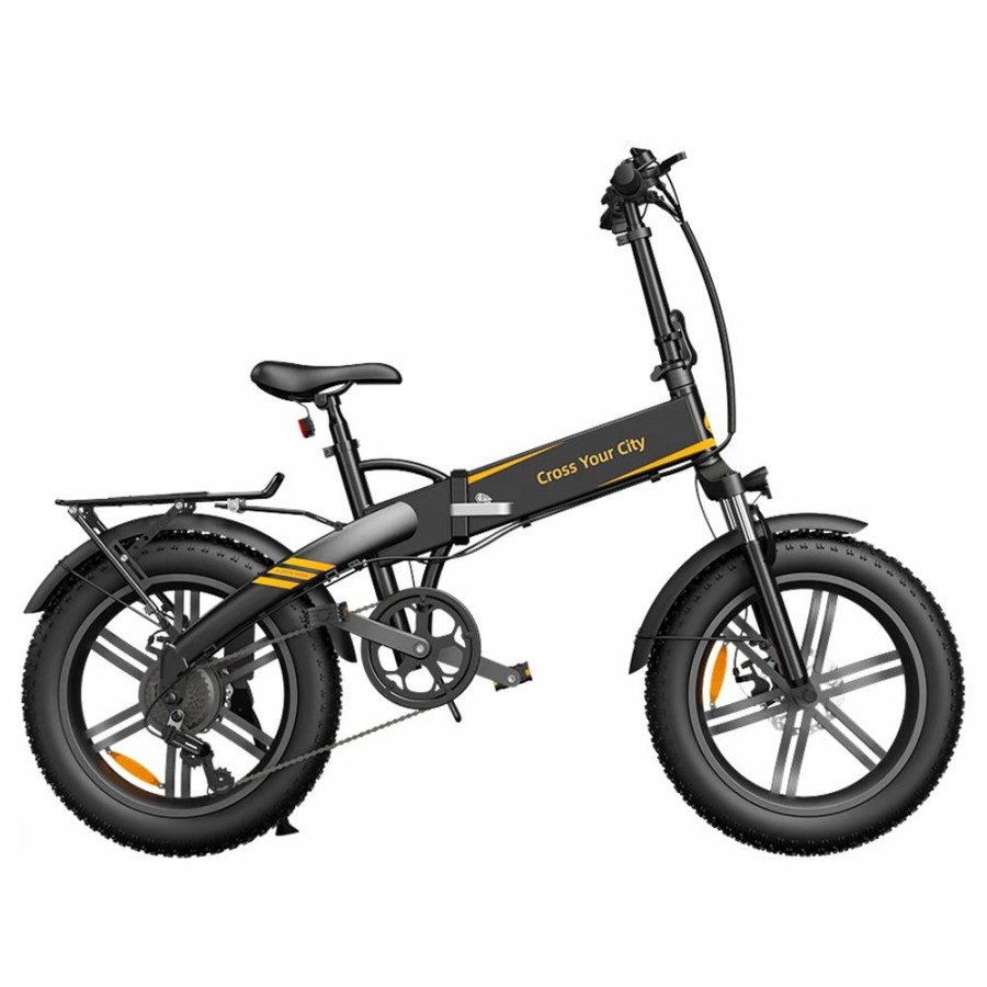 E-Bikes, Scooters & Wheels * | Ado A20F Xe 250W Electric Bike Folding Frame 7-Speed Gears Removable 10.4 Ah Lithium-Ion Battery E-Bike Black