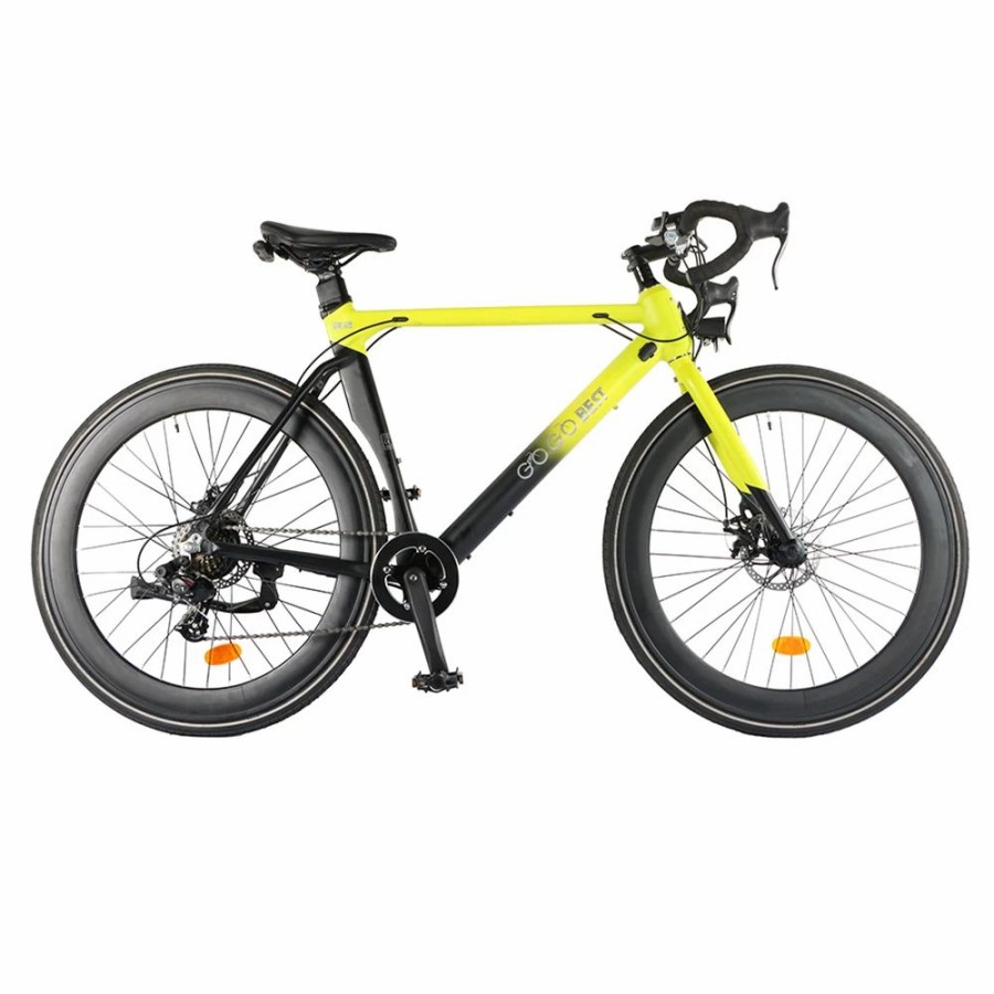 E-Bikes, Scooters & Wheels * | Gogobest R2 Electric City Road Bike 700C*32C Tires 36V 250W Motor 32Km/H Max Speed 36V 9.6Ah Battery For 60-80Km Range 100Kg Load Shimano 7-Speed Gears Green