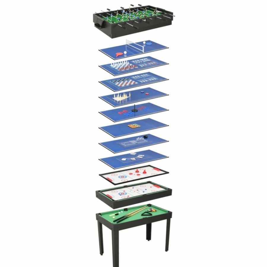 Exercise * | 15-In-1 Multi Game Table 121X61X82 Cm Black