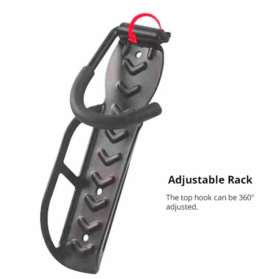 Cycling * | Bike Rack Wall Mount Bicycle Hanger Storage 30Kg Max Load Bike Accessory Adjustable Hook