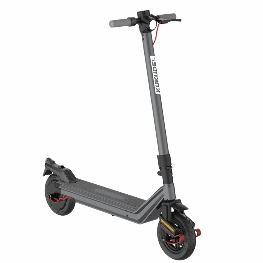 E-Bikes, Scooters & Wheels * | Kukudel 105P Pro Folding Electric Scooter 10 Inch Tire 500W Motor 36V 15Ah Battery Max Speed 25Km/H Lcd Display 39-46Km Long Range Aluminium Alloy Body Gray