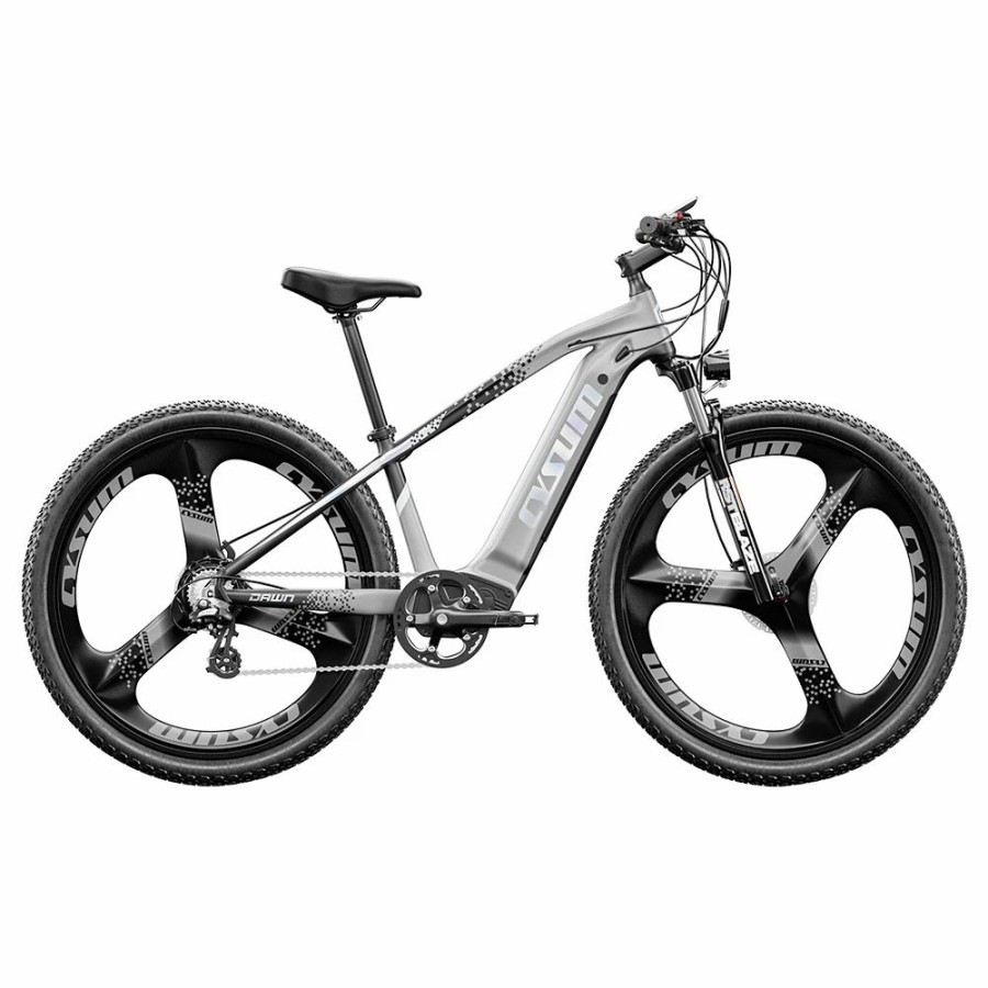 E-Bikes, Scooters & Wheels * | Cysum Cm520 Electric Mountain Bike 29*2.1 Inch Chaoyan Tire 500W Brushless Motor 35-40Km/H Max Speed 48V 14Ah Lg Removable Battery Shimano 7 Speed 50-70Km Range Dual Disc Brakes Grey