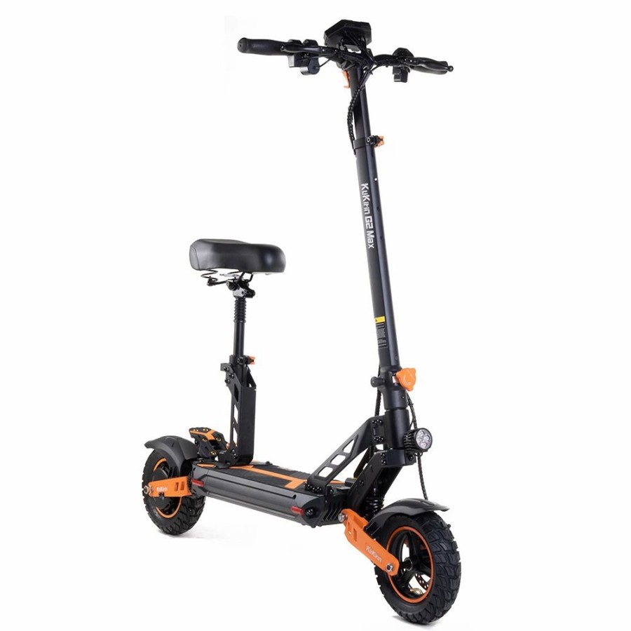 E-Bikes, Scooters & Wheels * | Kugookirin Kukirin G2 Max Electric Scooter 10*2.75 Inch Off-Road Pneumatic Tires 1000W Brushless Motor 55Km/H Max Speed 48V 20Ah Battery 80Km Range 3 Speed Modes 120Kg Max Load Dual Disc Brakes Detachable Seat Adjustable Handlebar Height