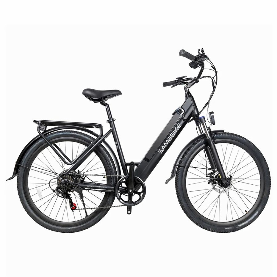 E-Bikes, Scooters & Wheels * | Samebike City2 E-Bike 27.5 Inch Mountain Bike 36V 250W Motor 10.4Ah Removable Battery 32Km/H Max Speed 40-80 Km Range