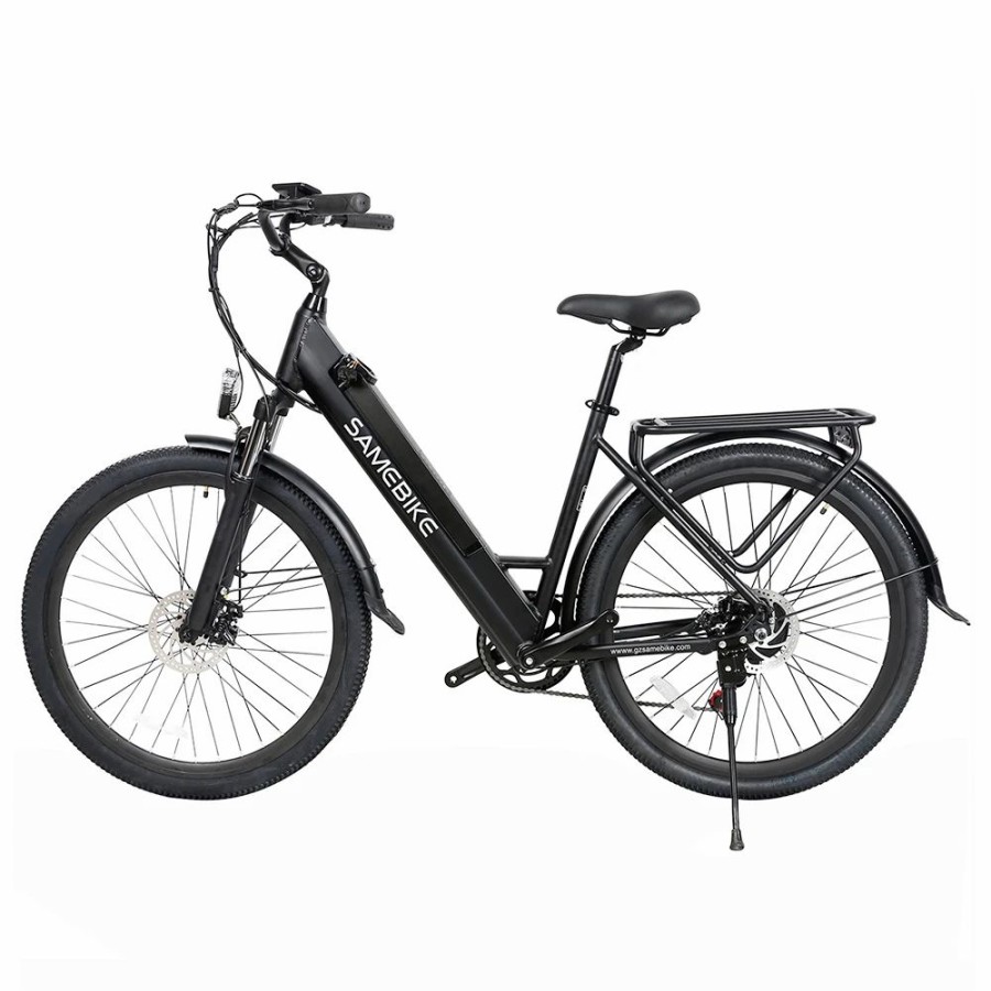 E-Bikes, Scooters & Wheels * | Samebike City2 E-Bike 27.5 Inch Mountain Bike 36V 250W Motor 10.4Ah Removable Battery 32Km/H Max Speed 40-80 Km Range