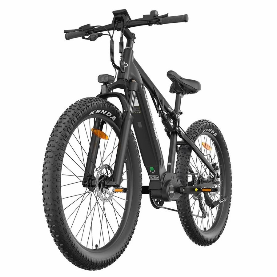 E-Bikes, Scooters & Wheels * | Gogobest Gm27 Electric Bike 27.5*3.0 Inch Fat Tires 48V 350W Mid Motor 25Km/H Max Speed 10Ah Battery 50Km Max Range Dual Hydraulic Disc Brake Black