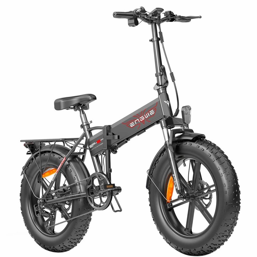 E-Bikes, Scooters & Wheels * | Engwe Ep-2 Pro Folding Electric Bike 2022 Version 20*4.0 Inch Fat Tire 750W Motor 48V 13Ah Battery 35Km/H Max Speed 100Km Range Mountain Beach Snow Bicycle Dual Disc Brake Black