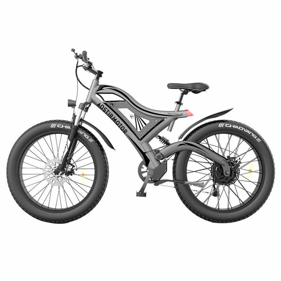 E-Bikes, Scooters & Wheels * | Aostirmotor S18 750W Electric Bike 26*4.0" Fat Tire 48V 15Ah Battery 45Km/H Max Speed 7 Speed Shimano Gear All Terrain