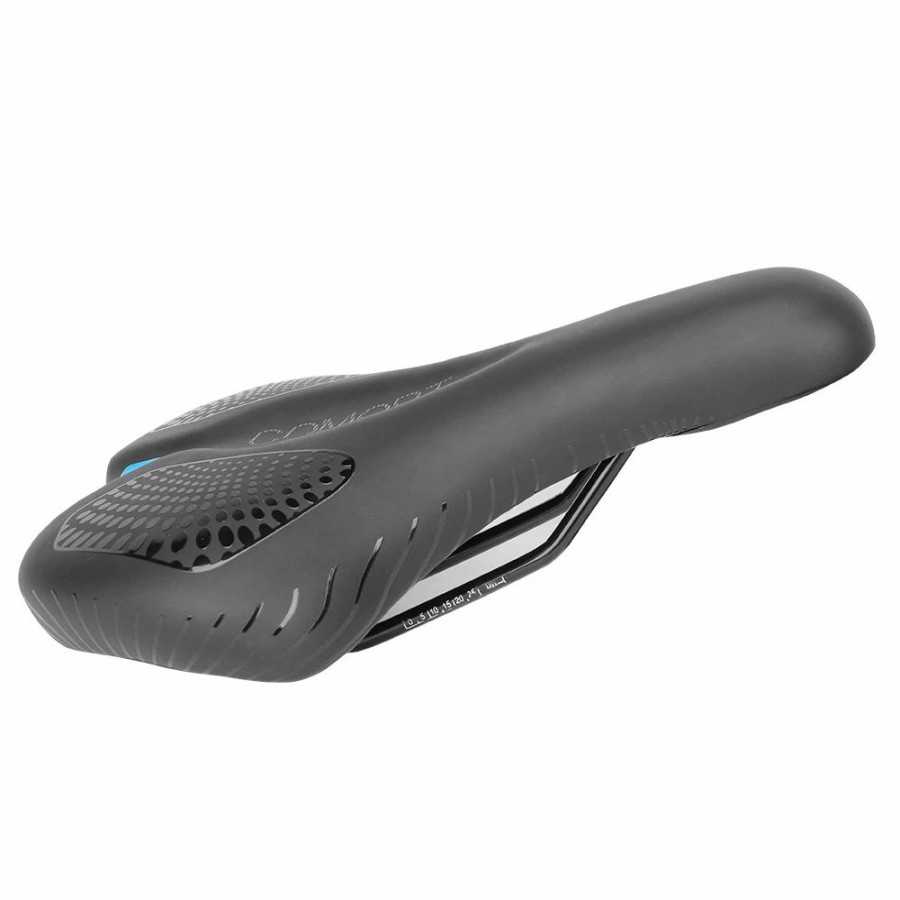 Cycling * | Oolactive Bicycle Saddle Bike Seat Black & Blue